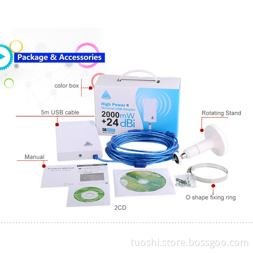 24dBi Panel antenna outdoor wifi adapter,Melon N88,Ralink3070 chipset